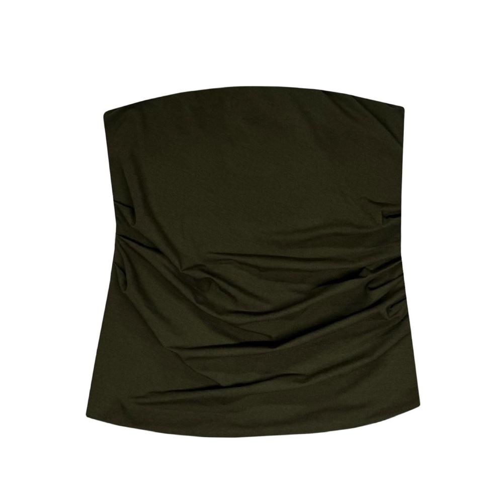 THEORY Women's Draped Tube Strapless Top
